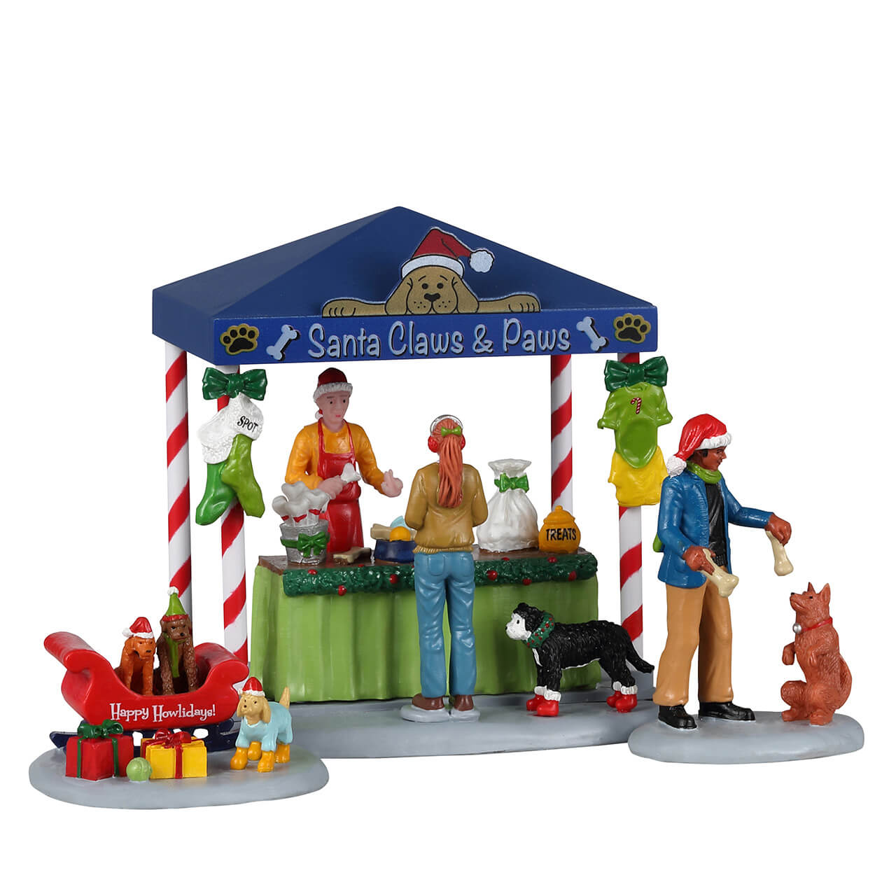 LEMAX Santa Claws & Paws, set of 3 #23606